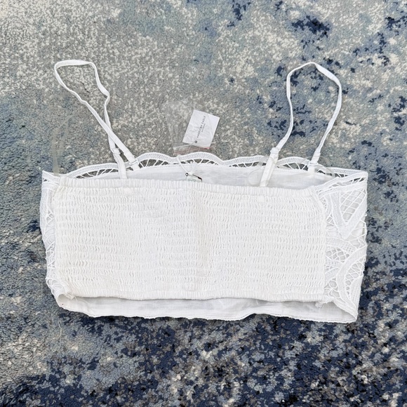 American Eagle Outfitters White Lace Bandeau - Picture 4 of 4